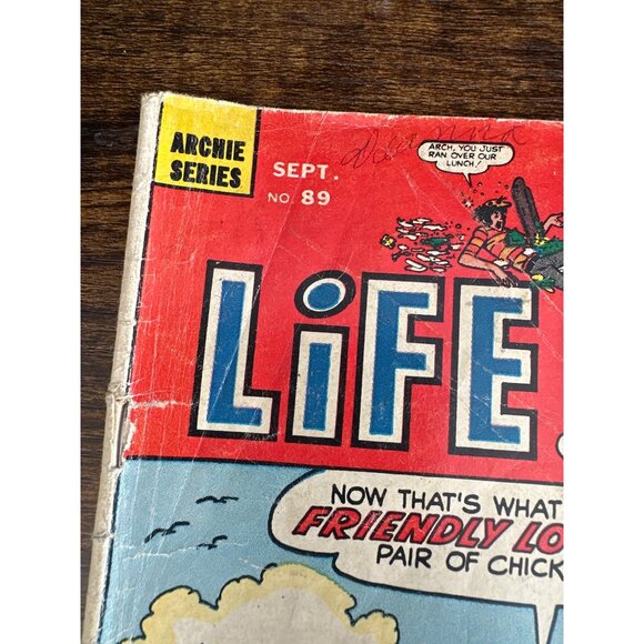 Archie Comic Life With Archie No #89 Sept 1969 Original Bagged Boarded Vintage - Picture 3 of 6